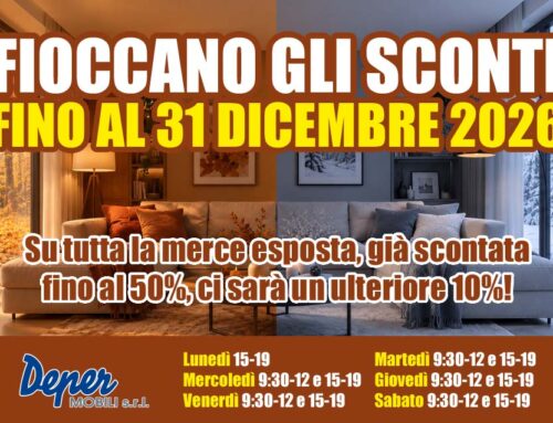 FIOCCANO GLI SCONTI